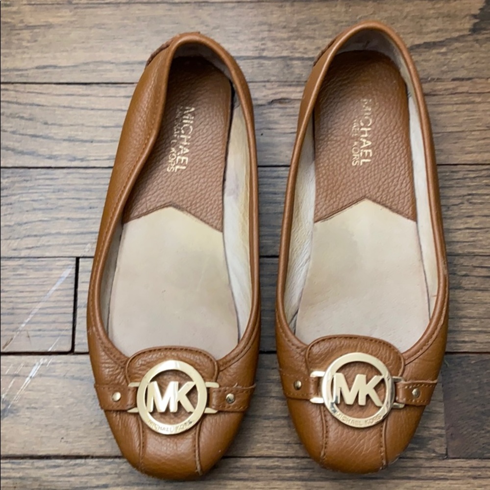 Michael kors brown flats